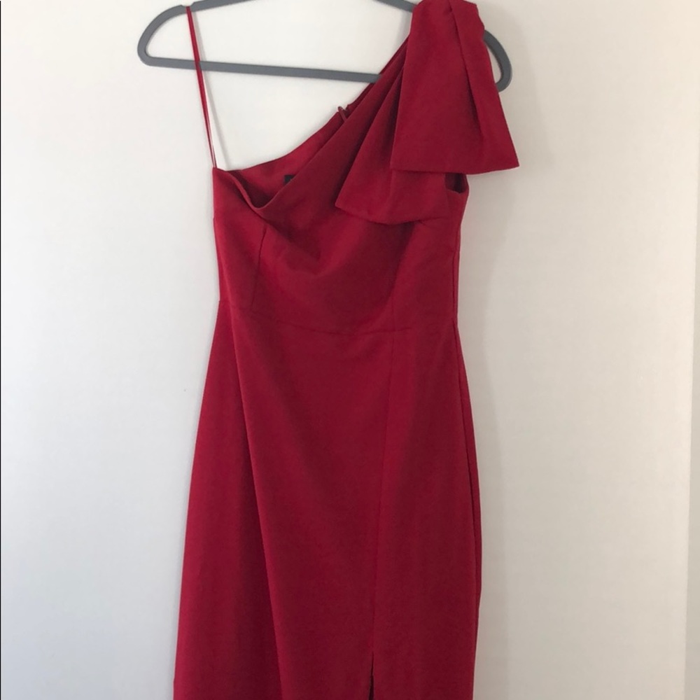 Stunning red gown